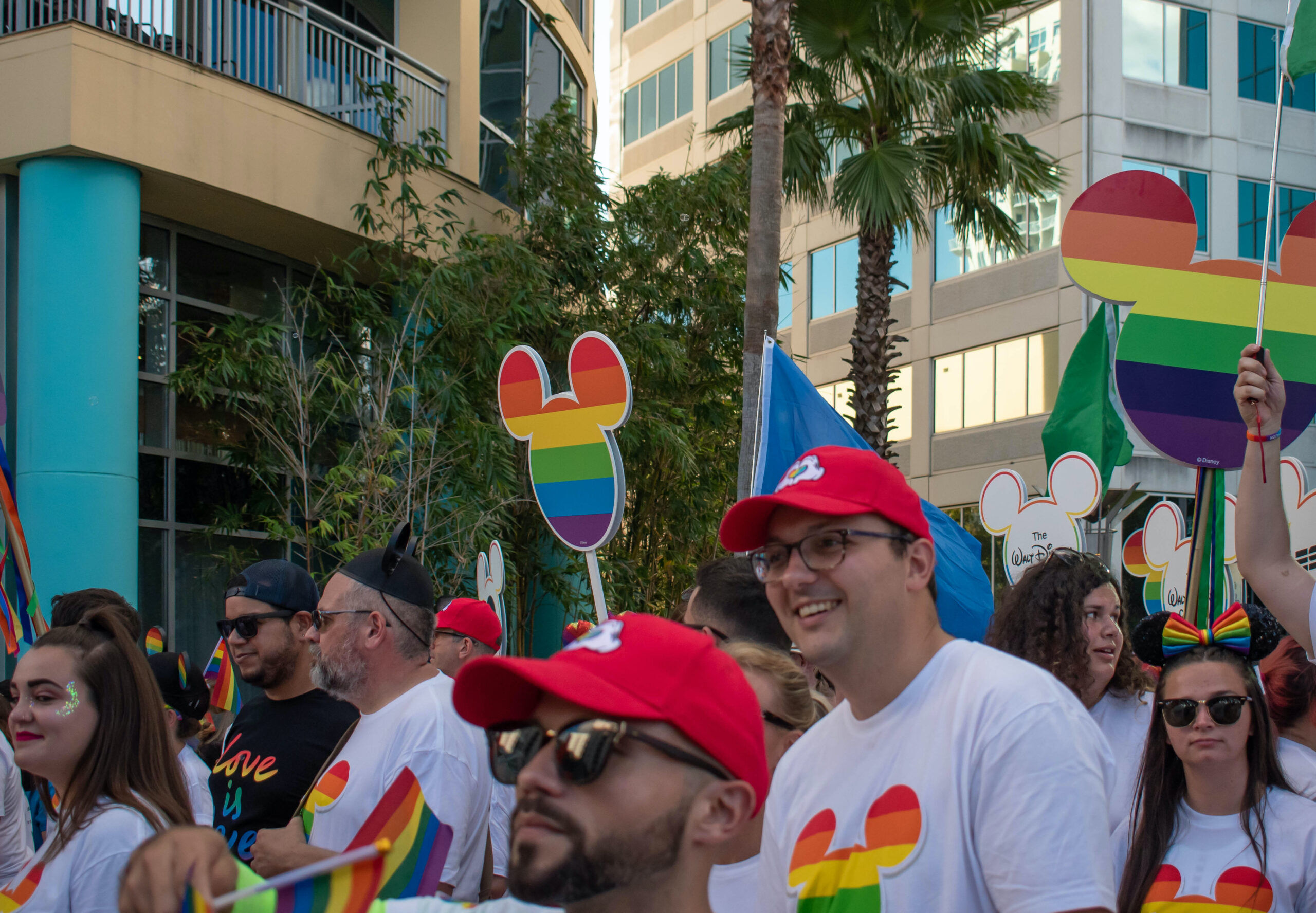 gay Disney employee walkout LGBTQ don't say gay bill Florida protest