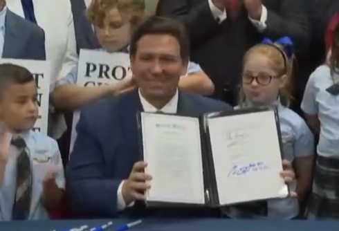 LGBTQ orgs & families sue Ron DeSantis to stop the “Don’t Say Gay” law