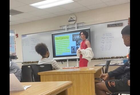 Florida teen goes viral for defying Don’t Say Gay law & teaching class about Stonewall