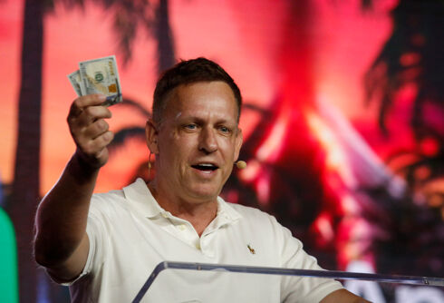 Gay billionaire Peter Thiel buys himself a Republican Senate candidate