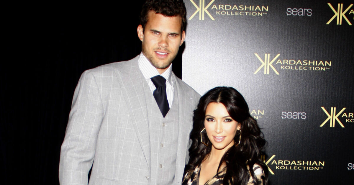 Kim Kardashian and Kris Humphries at the Kardashian Kollection Launch Party held at the Colony in Hollywood, USA on August 17, 2011.