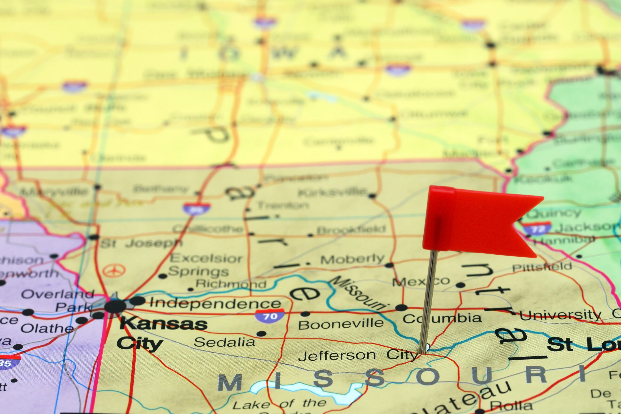 Missouri map, Liberty Alliance, woke hotspots