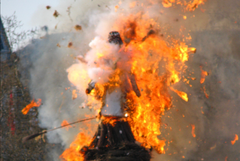 The Böögg of Zurich in 2010