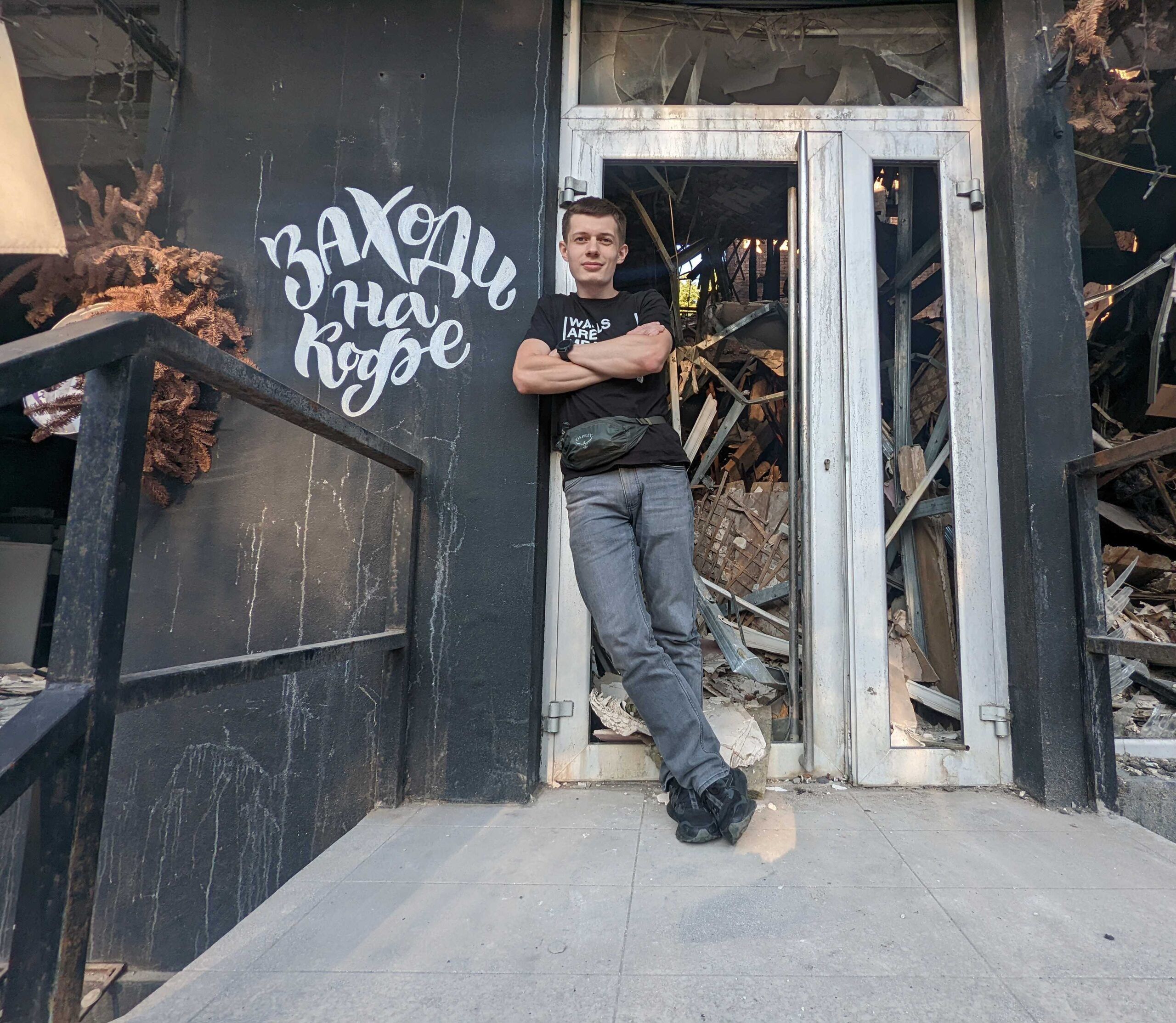 Denys Volokha returned to Kharkiv after months away to find the city destroyed but his work was just getting started.