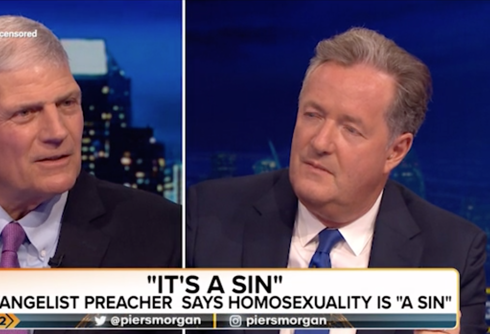 Piers Morgan slams Franklin Graham for calling gay people “sinful”