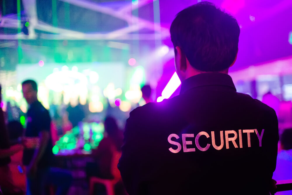 Security at a nightclub