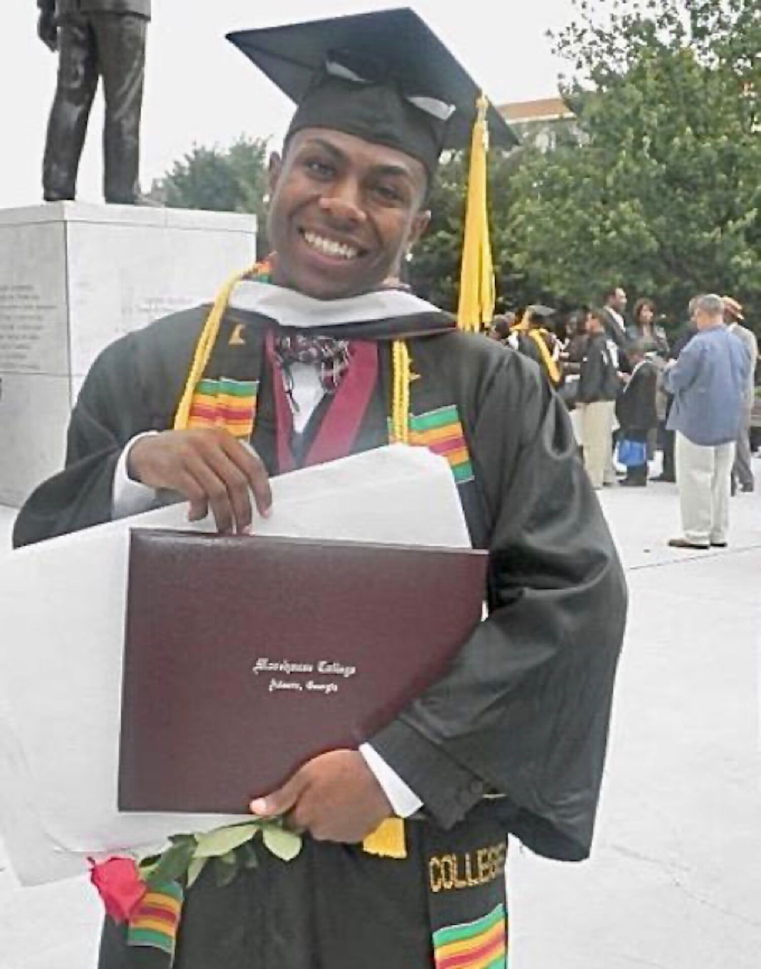 Brian Alston-Carter on graduation day in 2011 at Morehouse College in Atlanta. Photo provided by Brian Alston-Carter