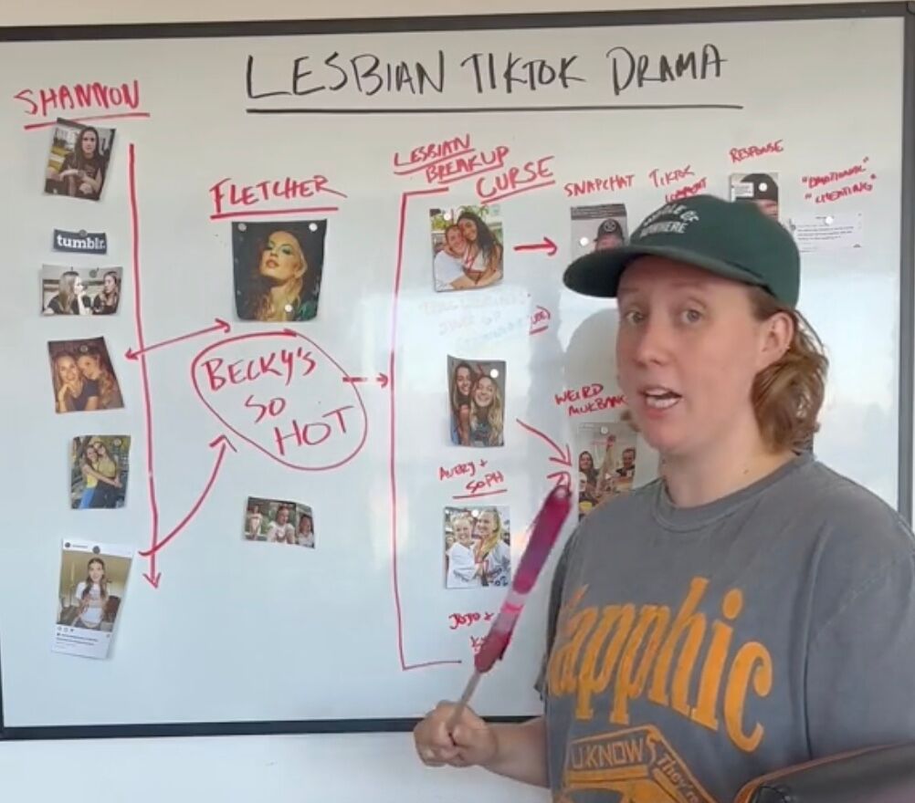 Kendall Payne explaining the Lesbian Breakup Apocalypse