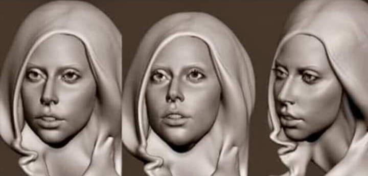 A viral meme portrays singer Lady Gaga as various women from history.