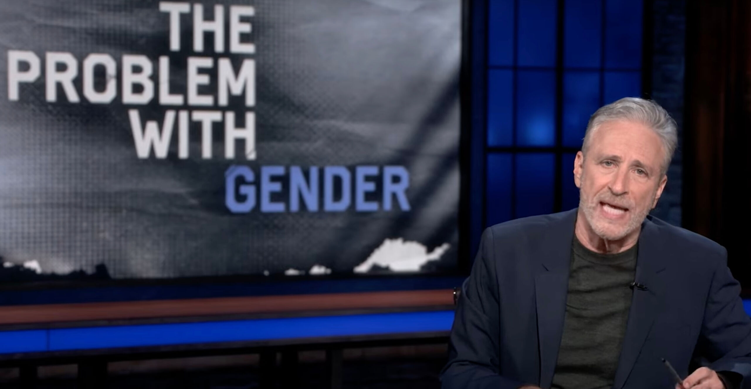 Jon Stewart tackles transgender rights on the season premiere of “The Problem with Jon Stewart”