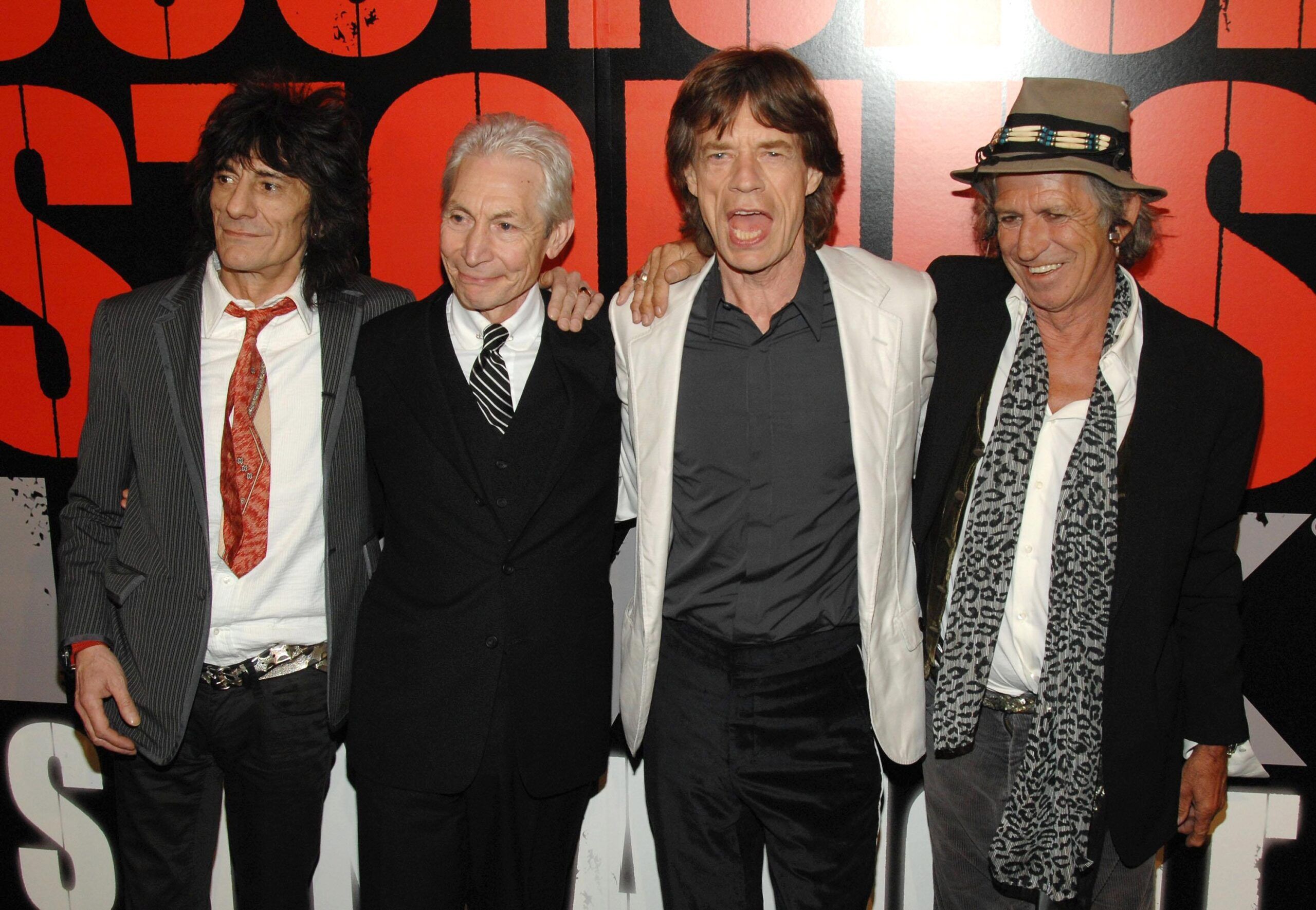 Ronnie,Wood,,Charlie,Watts,,Mick,Jagger,,Keith,Richards,At,Shinemick-jagger-bisexual-rolling-stones-affairs-sex-with-bandmates