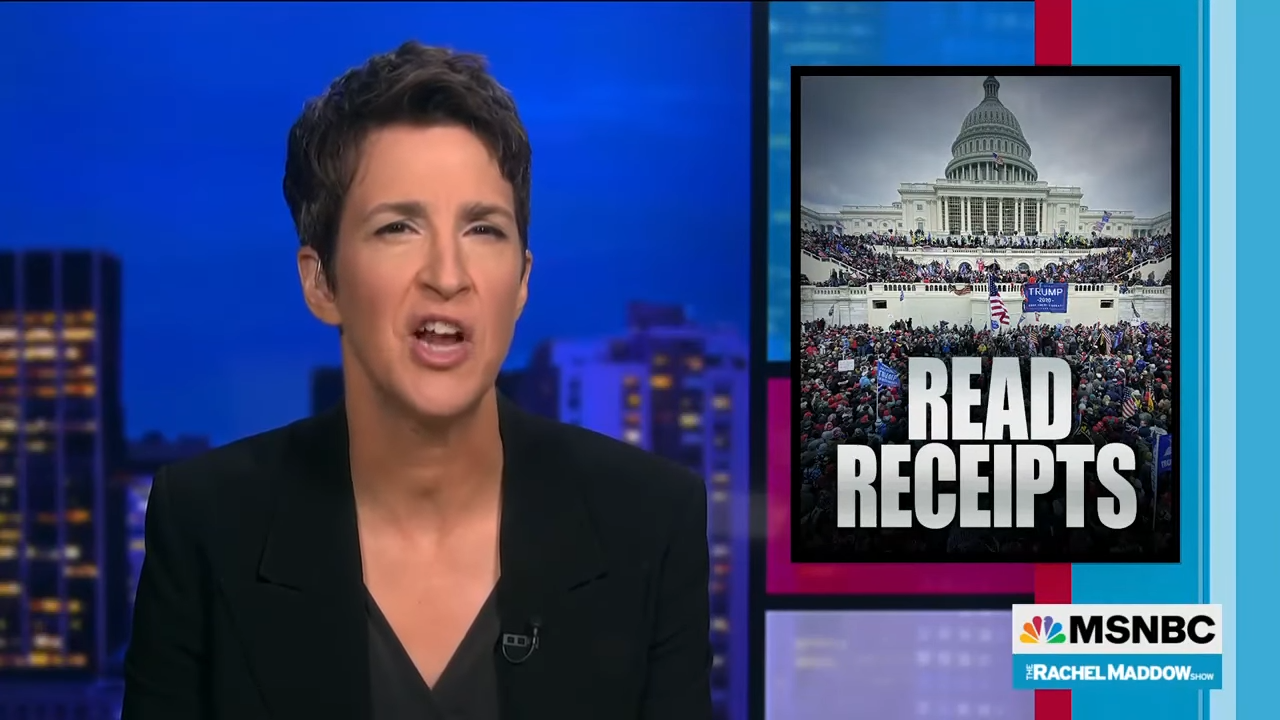 Rachel Maddow savages GOP Congressman who wanted to suspend Constitution for Trump