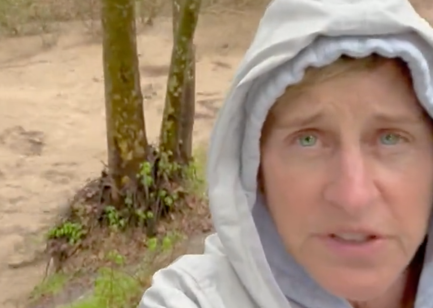 Ellen says Mother Nature is not happy with us during California flooding evacuation
