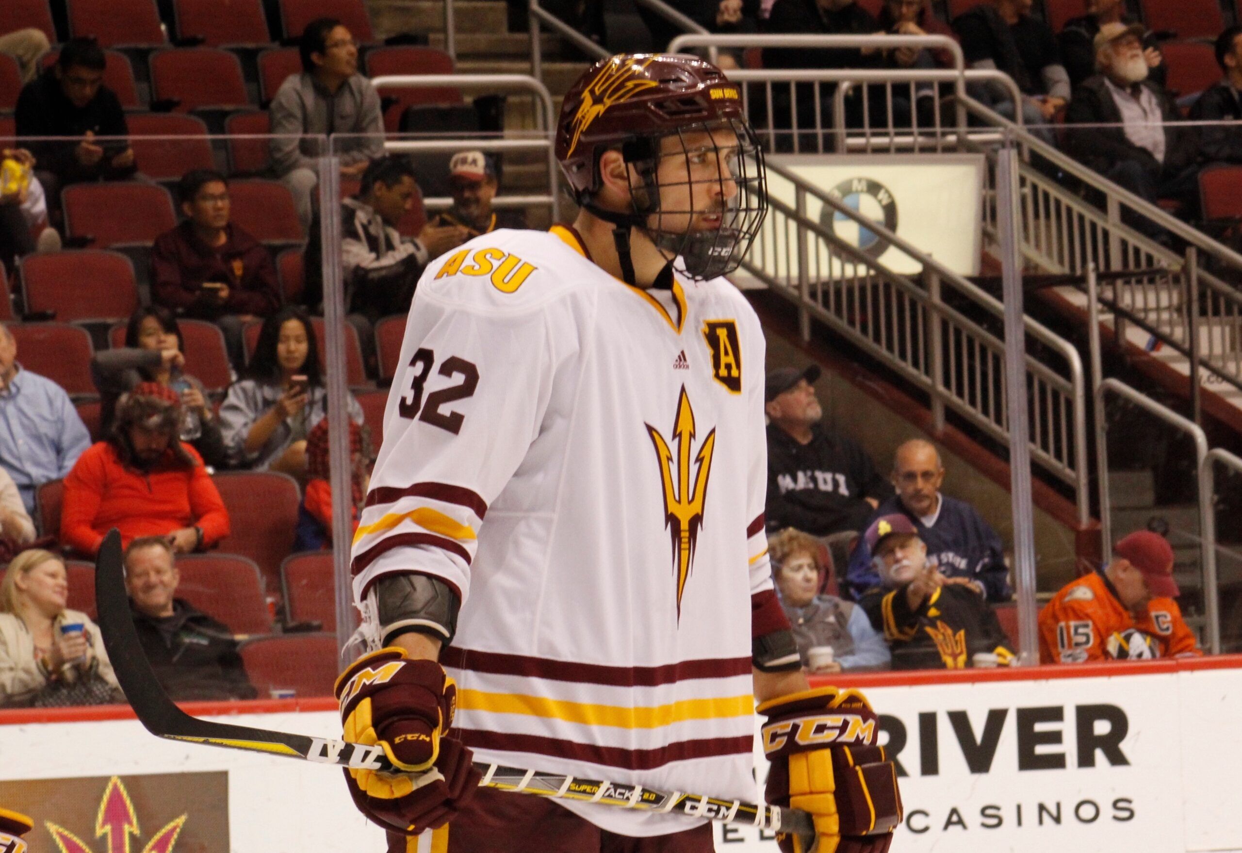 louie-rowe-anti-lgbtq-peoria-rivermen-hockey-player-Louie,Rowe,Forward,For,The,Arizona,State,University,Sun,Devils