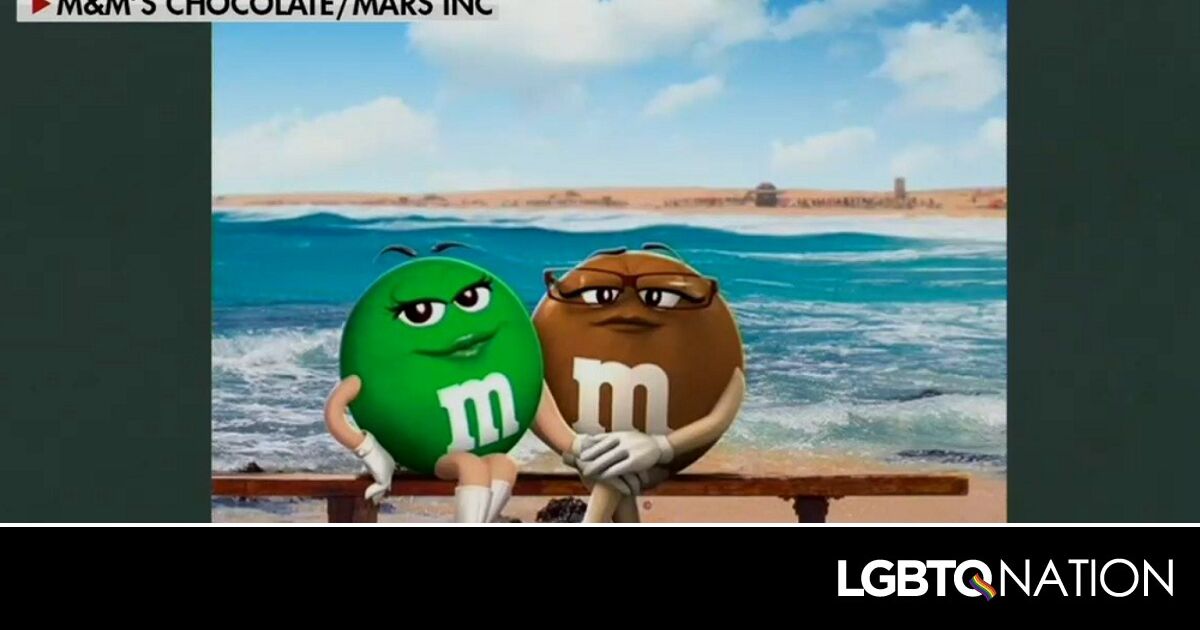 Conservatives are losing their minds over lesbian female M&Ms marketing -  LGBTQ Nation