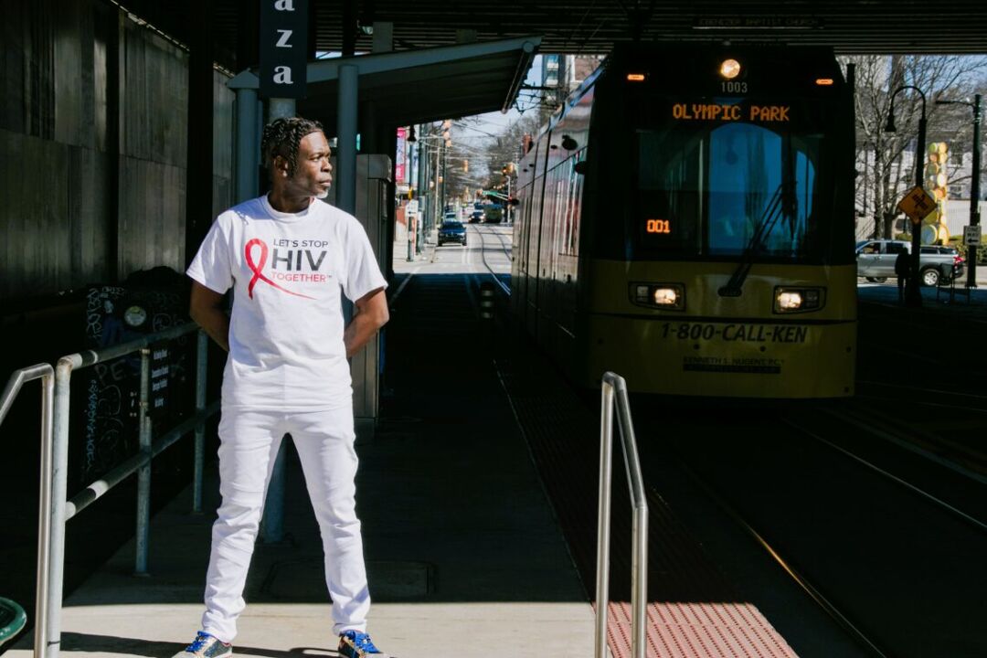 HIV activist Morris Singletary in Atlanta, Georgia.