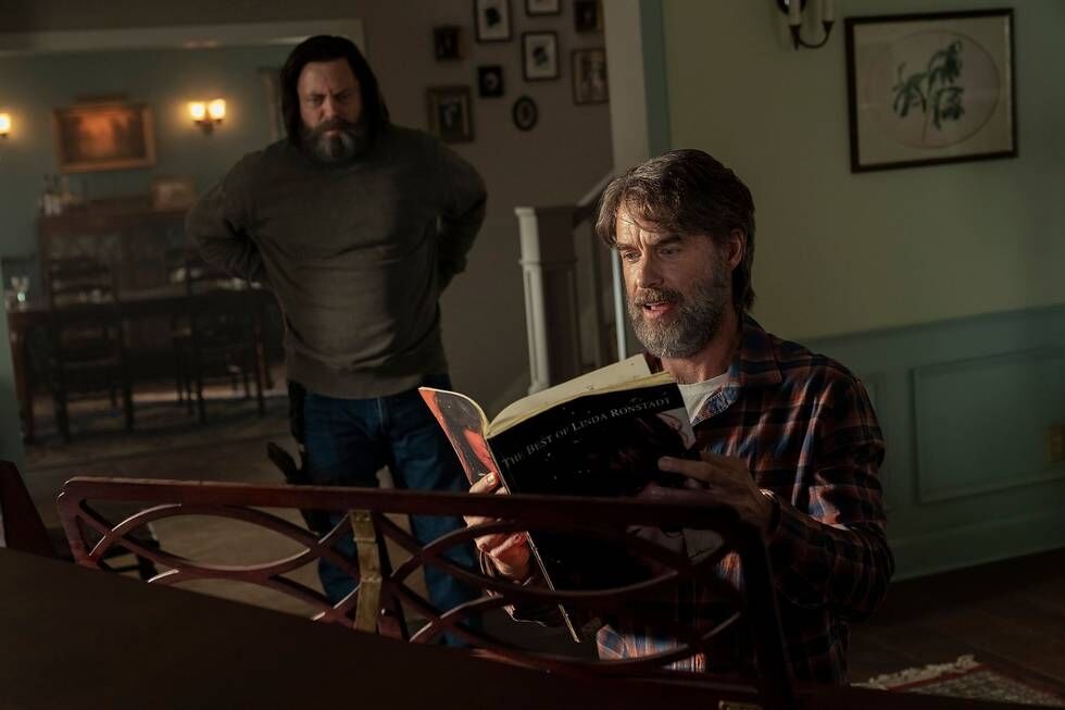 Nick Offerman and Murray Bartlett in The Last of Us