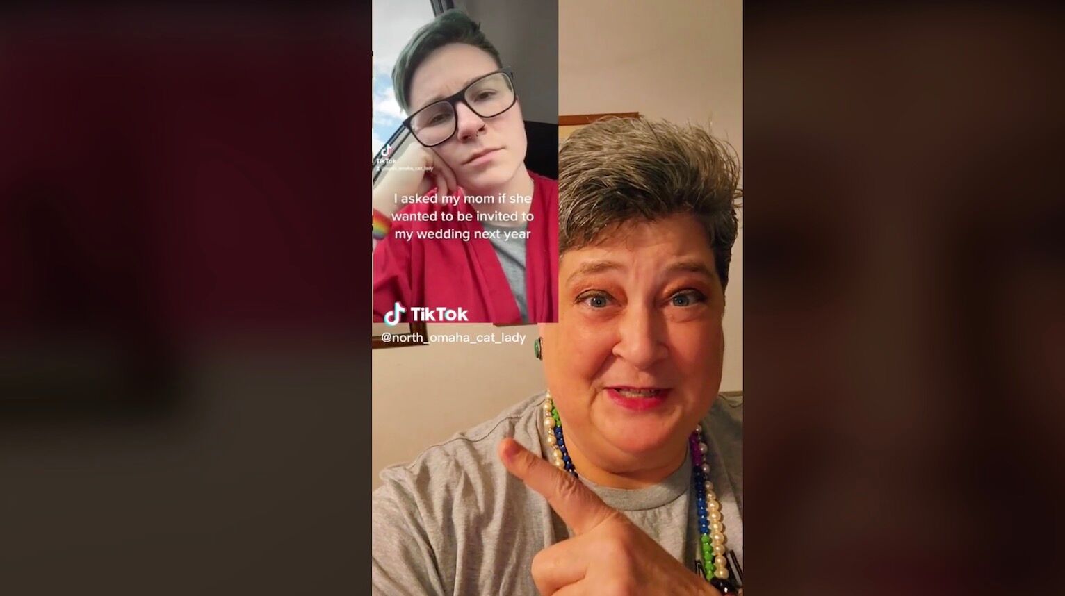 TikTok brought together a stand-in mom and nonbinary groom whose mom rejected him