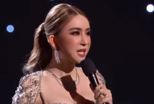 Trans Miss Universe owner hurls truth bombs during pageant speech. She’s turning “pain into power”