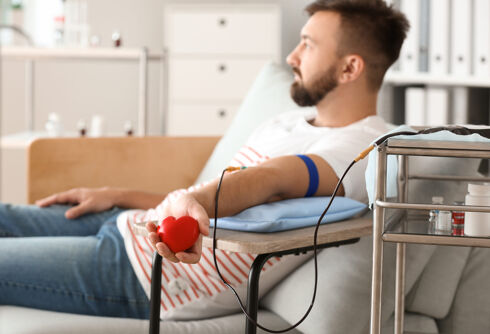 The FDA loosens blood donation rules, allowing more gay & bi donors
