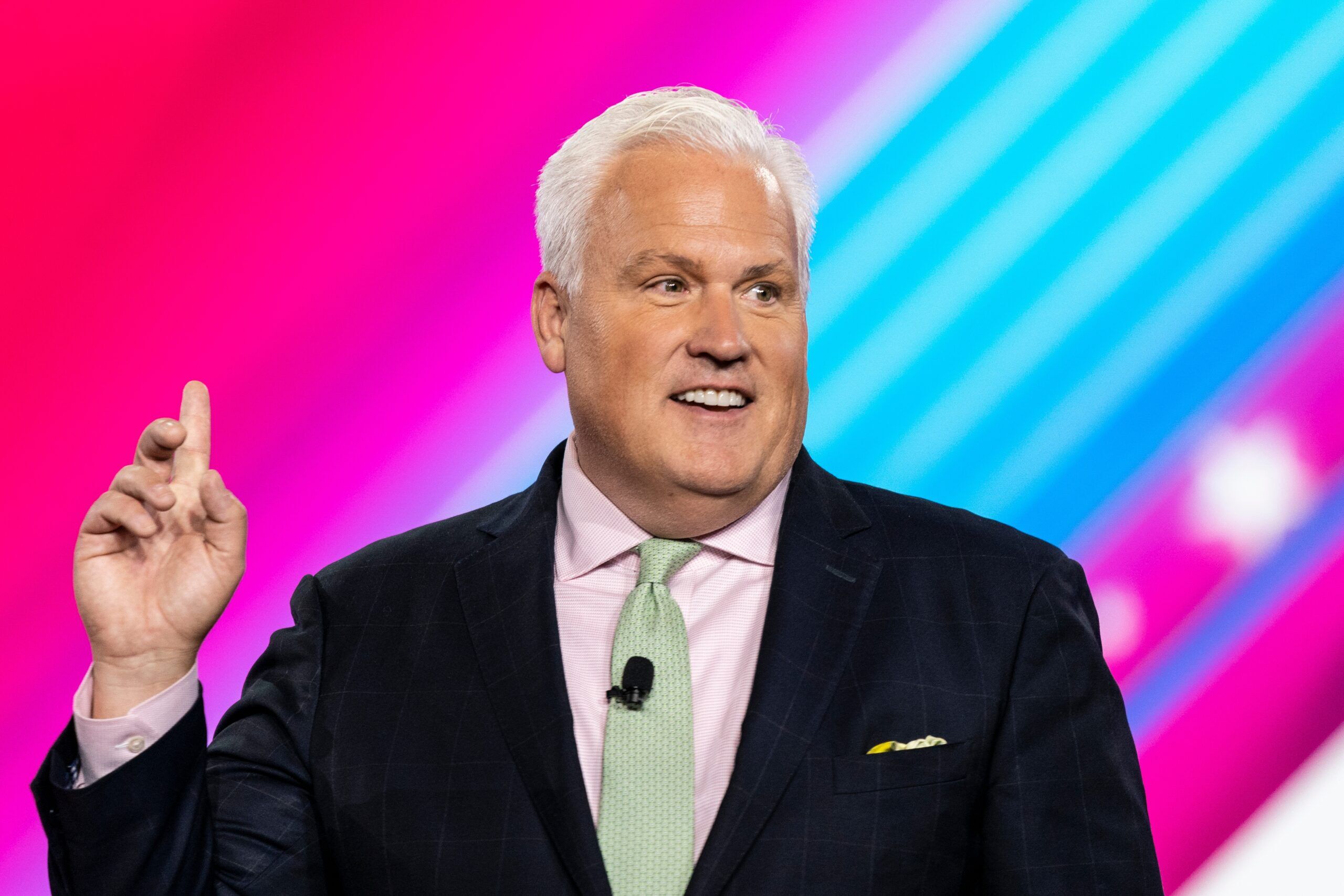 Dallas, TX - August 4, 2022: Matt Schlapp speaks during CPAC Texas 2022 conference at Hilton Anatole