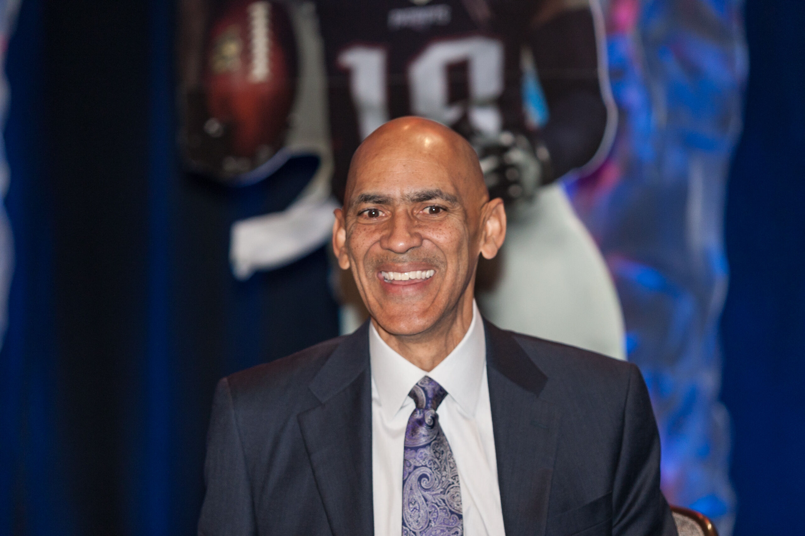 Tony Dungy attends the AIA 2017 Bart Starr Award Super Bowl Breakfast in Houston, Texas on Saturday 4th 2017 February - USA