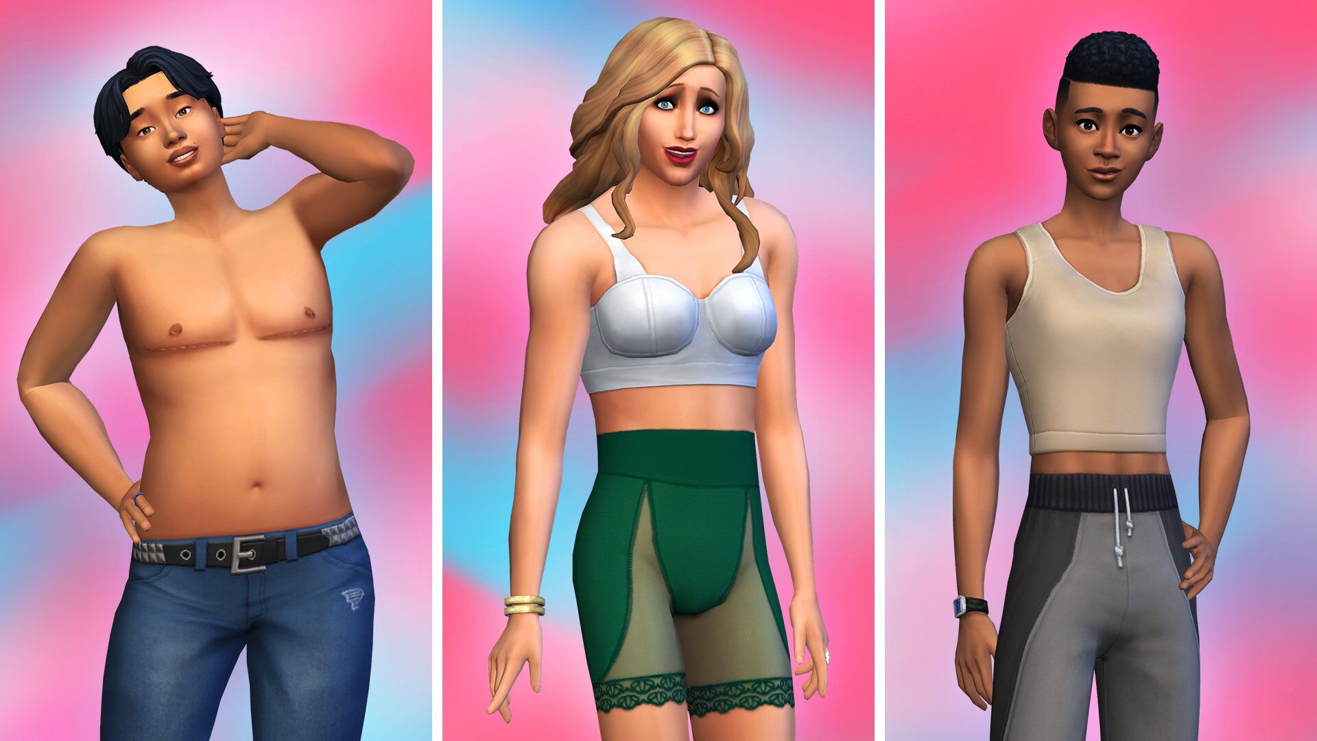 &#8220;The Sims&#8221; adds top surgery scars and chest binders in new update