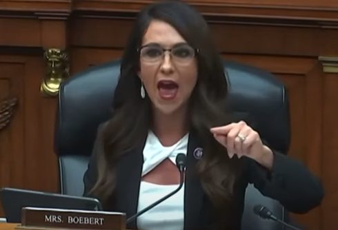 Lauren Boebert calls trans defense official a “delusional man” & says her salary should lower to $1