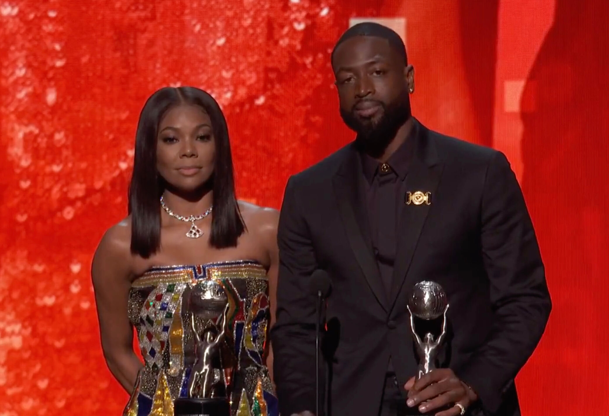Dwayne Wade &#038; Gabrielle Union powerfully call for Black trans rights at NAACP Awards