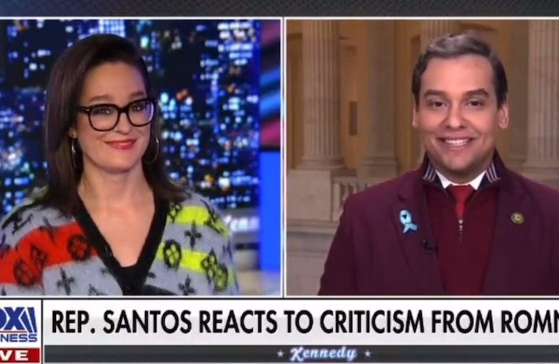 Fox host calls George Santos a liar to his face when he lies about never having heard of OnlyFans