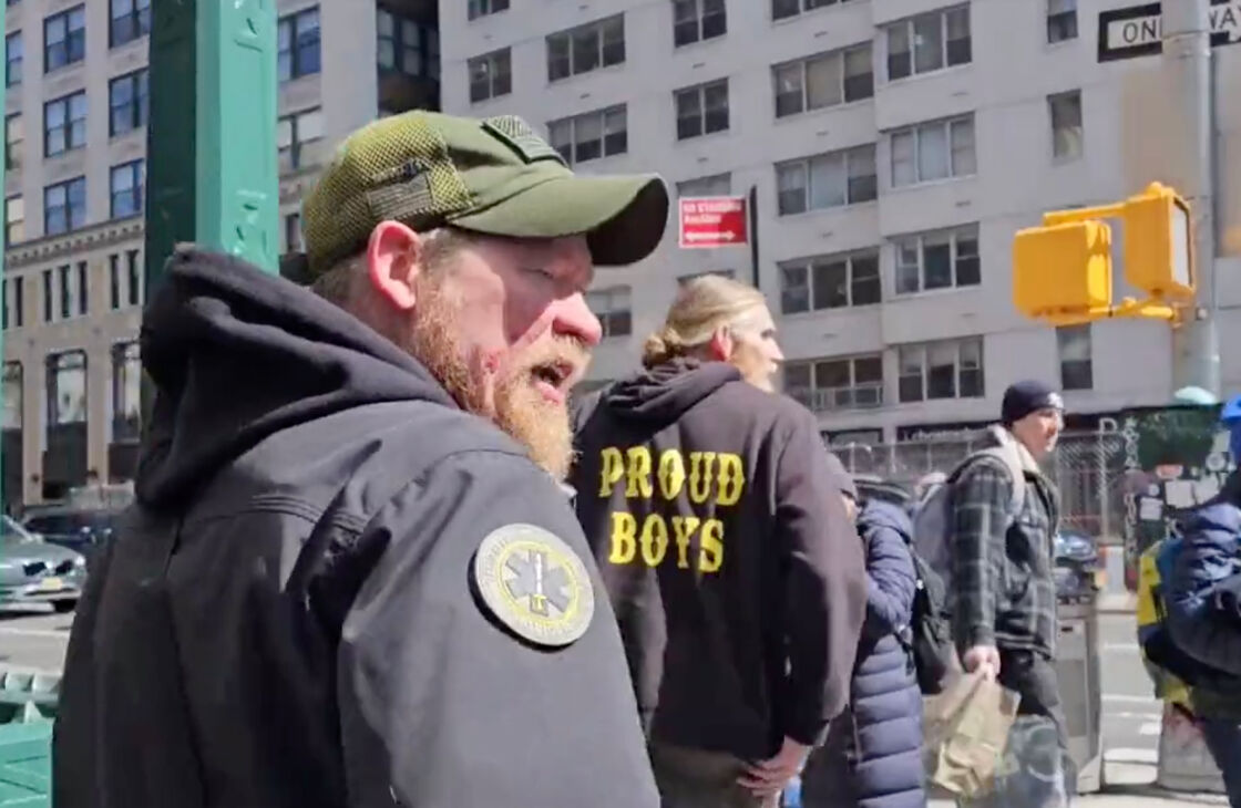 Proud Boys left bloodied in clash outside NYC Drag Story Hour