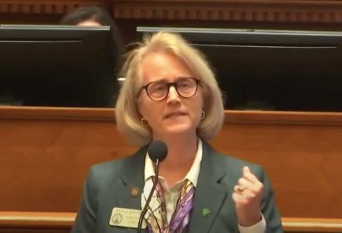 Lawmaker begs trans kids not to give up in impassioned speech against trans healthcare ban