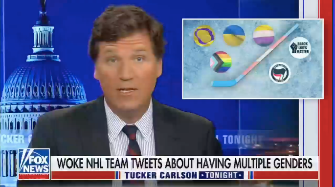 Tucker Carlson, NHL, Fox News