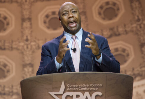 GOP candidate Tim Scott fights gay rumors by talking about girlfriend who he refuses to name
