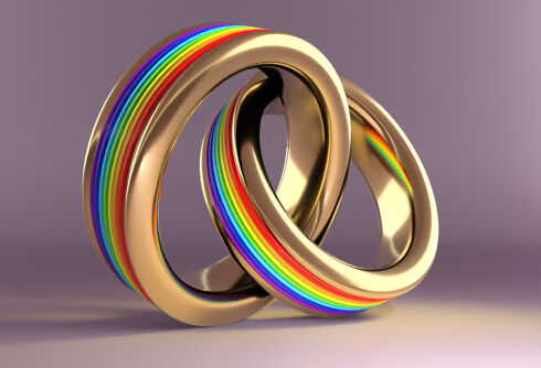 A Denver community helped two women have a gay wedding after they journeyed halfway across the world