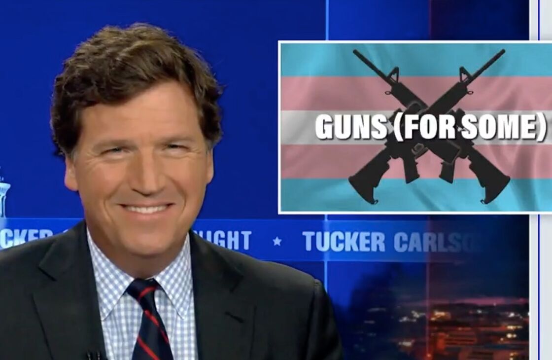 Tucker Carlson says trans people are Christians’ “natural enemies” in doomsday rant