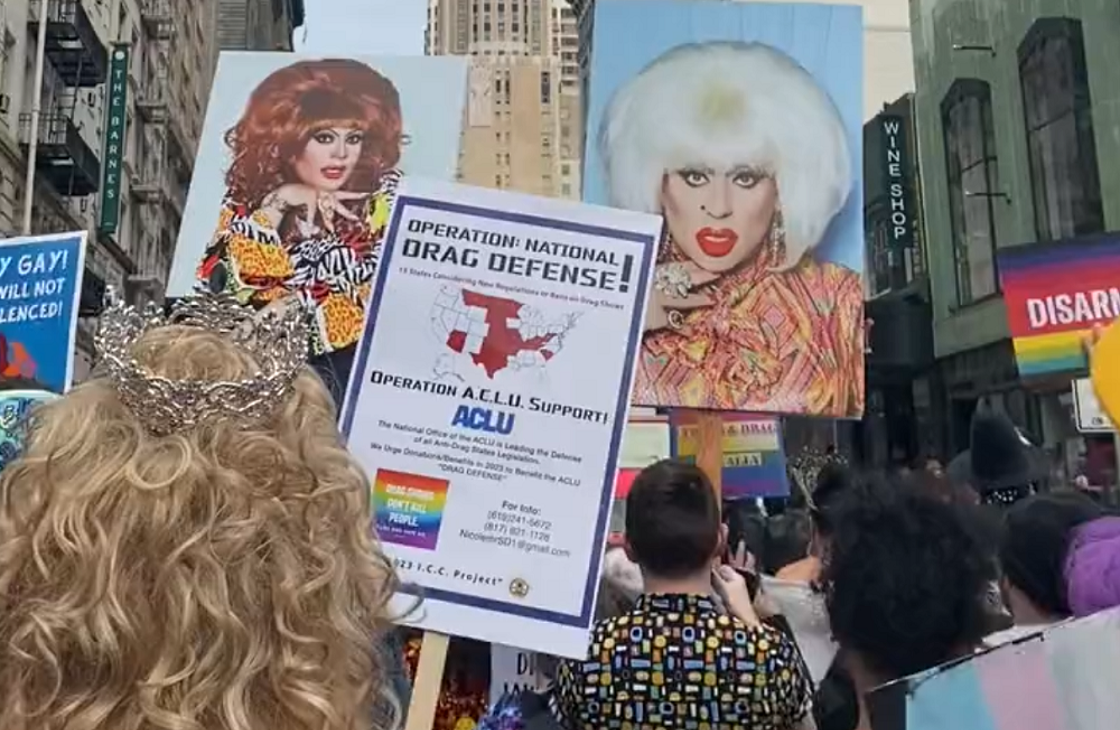 “Don’t mess with drag queens!”: Thousands march against anti-LGBTQ+ bills