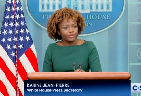Karine Jean-Pierre couldn’t believe Fox reporter’s bizarre question about Joe Biden & beer