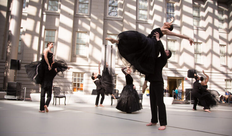 The Dana Tai Soon Burgess Dance Company performing at the National Portrait Gallery