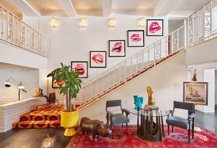 Jonathan Adler’s redesign of the iconic Parker Palm Springs hotel. Photo provided by the Parker Palm Springs