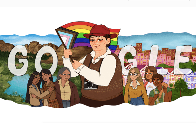 Google doodle, Barbara May Cameron, LGBTQ Native American activist, poet