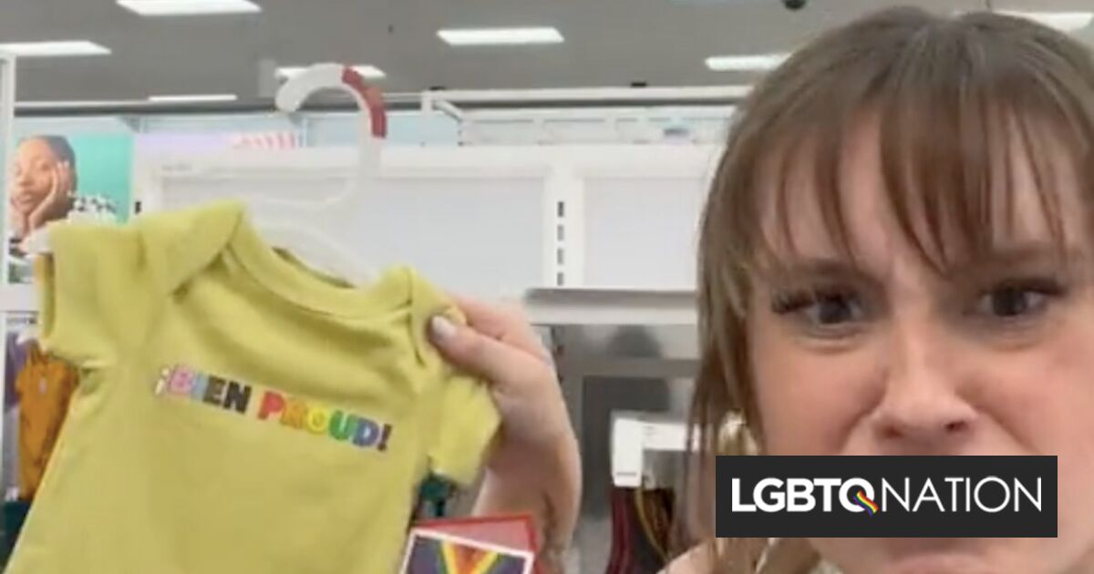 A. H. on X: A bunch of conservatives are upset because Target is selling a  women's bathing suit in the Pride section that has a tag that says,  'tuck-friendly construction.' They claim