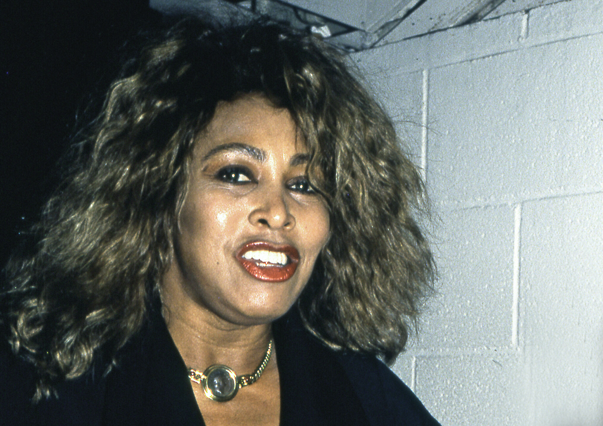 Los Angeles, California - exact date unknown - circa 1991: Singer Tina Turner arriving at a restaurant