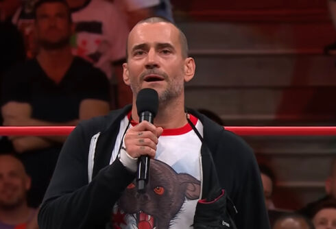 Pro-wrestler CM Punk took a powerful stand in support of LGBTQ+ rights