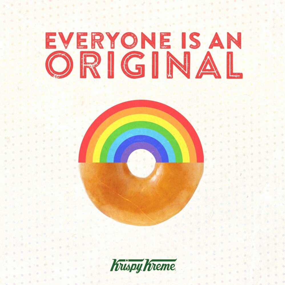 Krispy Kreme's Pride ad