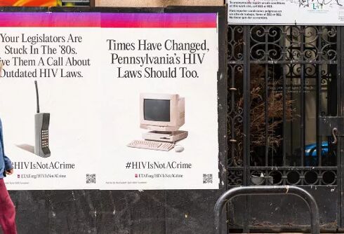 HIV/AIDS org is plastering this city with posters to remind lawmakers #HIVisnotacrime