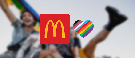 McDonald's Pride graphic