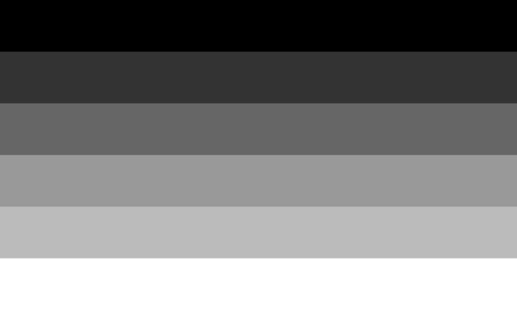The Heterosexual "Gray Rainbow" Pride Flag