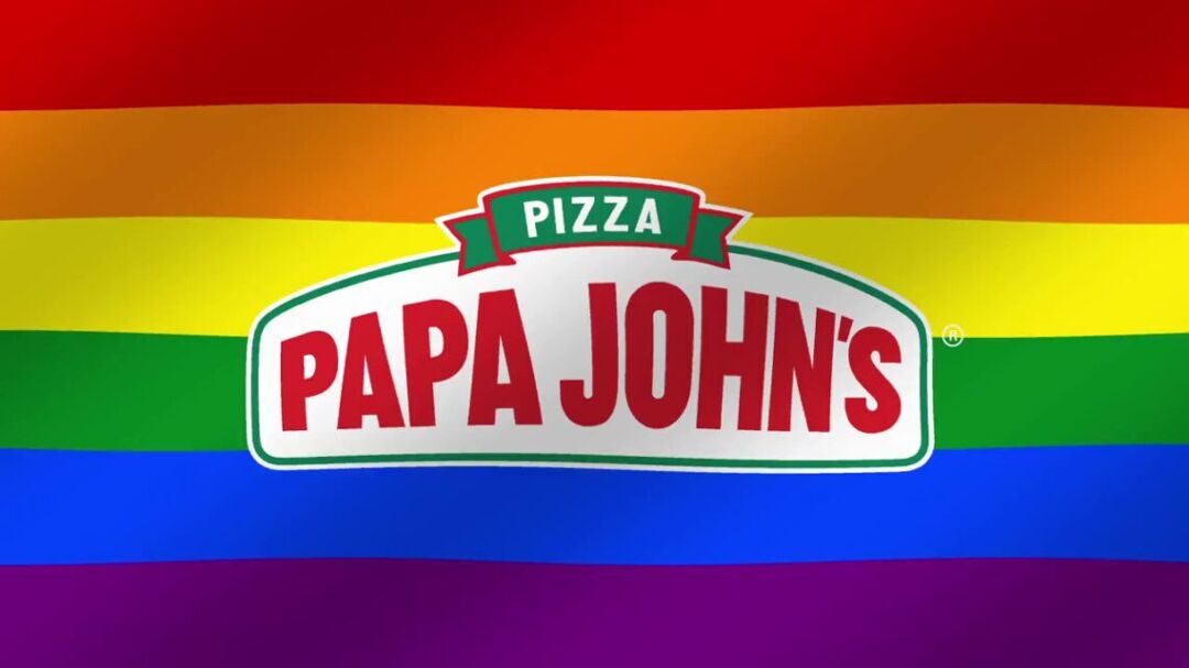 Papa John's Pride logo