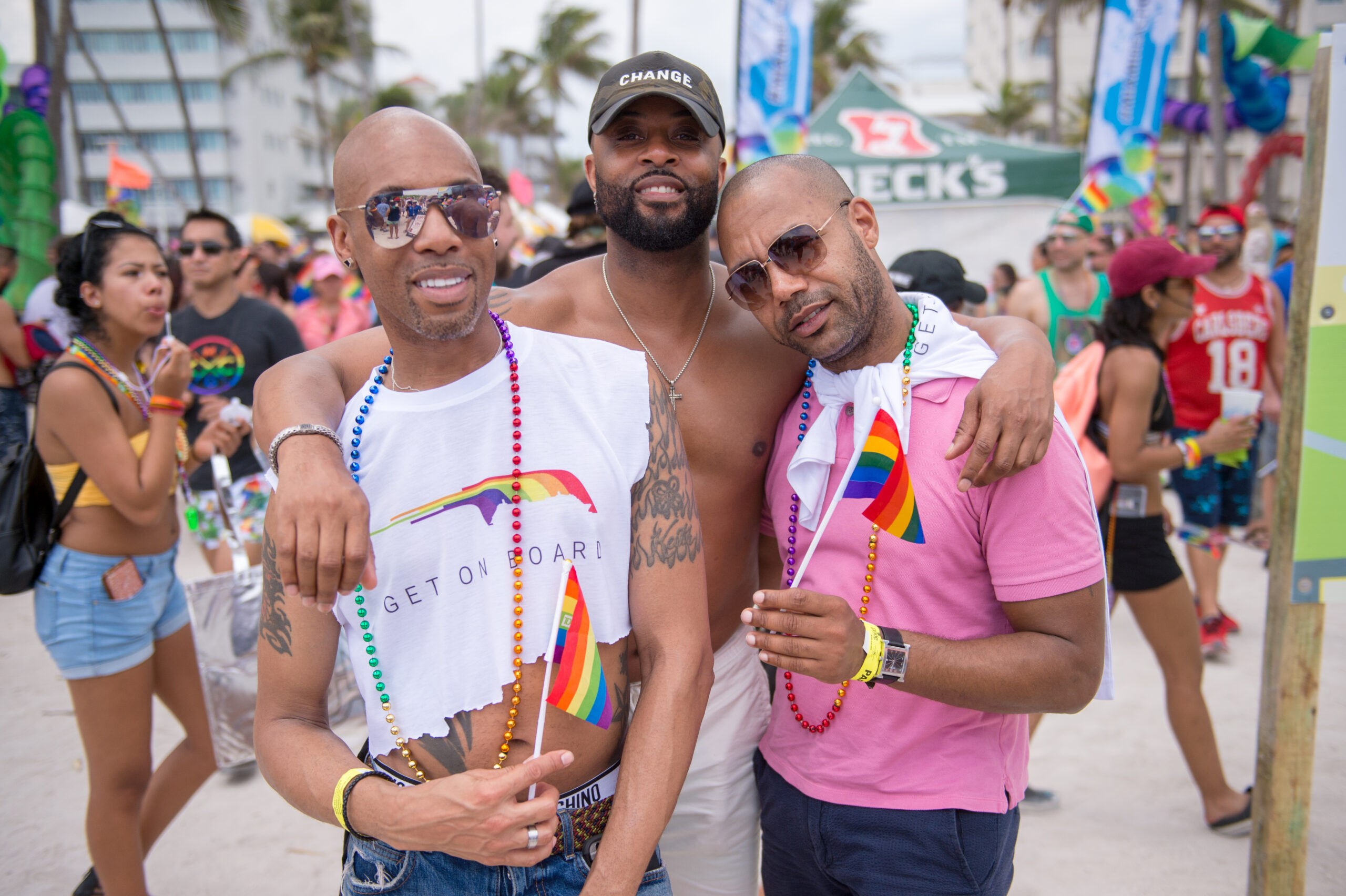 Thousands attended the LGBTQ+ Pride Parade in Miami Beach, Florida